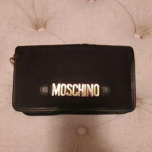 Moschino Leather and Nylon Wallet